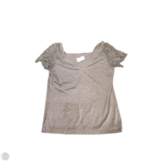 Top Short Sleeve By Clothes Mentor In Brown, Size: M