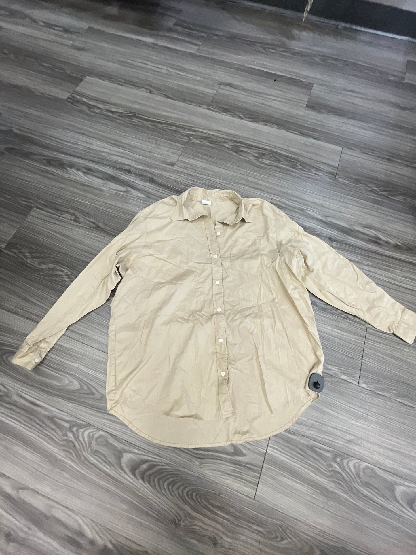 Blouse Long Sleeve By Gap  Size: L