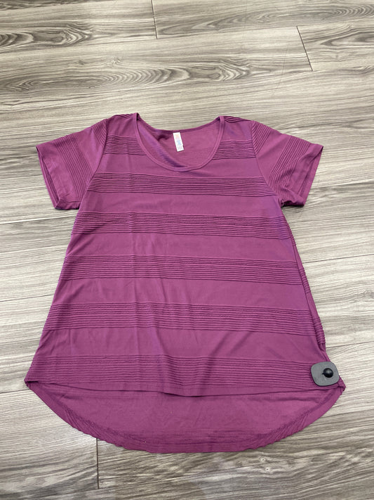 Top Short Sleeve By Lularoe  Size: L