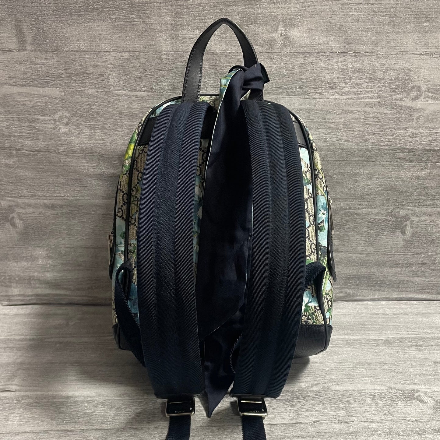 Backpack Designer By Gucci, Size: Medium