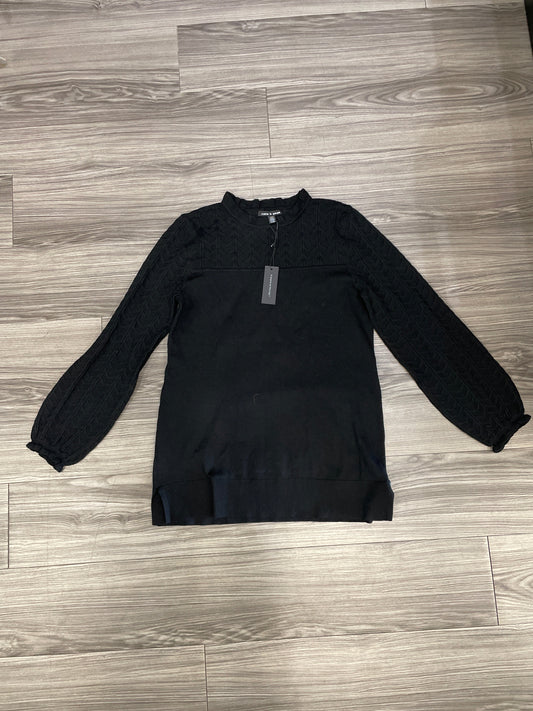 Black Top Long Sleeve Cable And Gauge, Size L