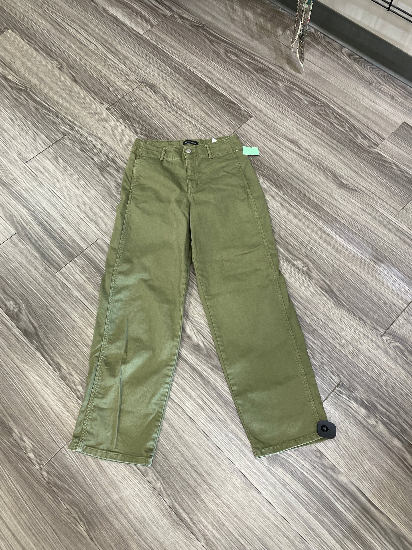 Green Jeans Straight Banana Republic, Size 4