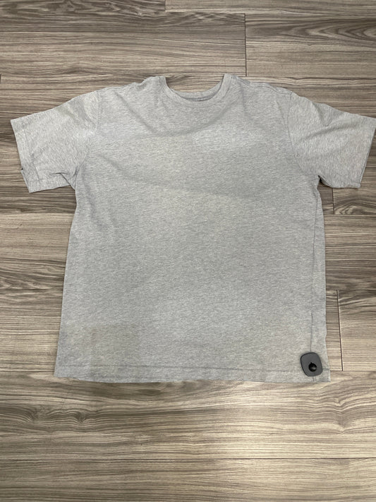 Grey Top Short Sleeve Clothes Mentor, Size Xl