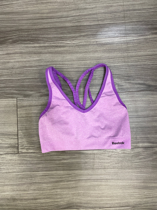 Purple Athletic Bra Reebok, Size S