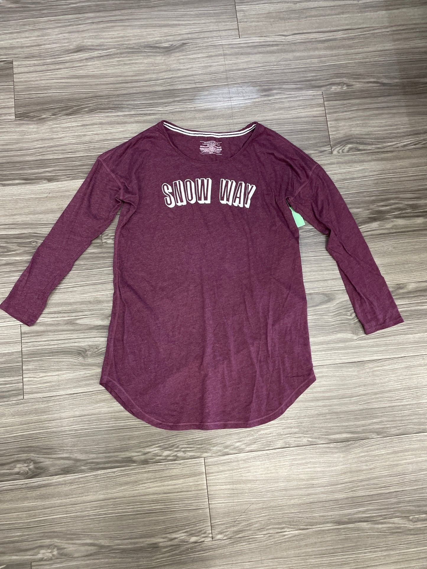 Purple Top Long Sleeve Victorias Secret, Size Xs