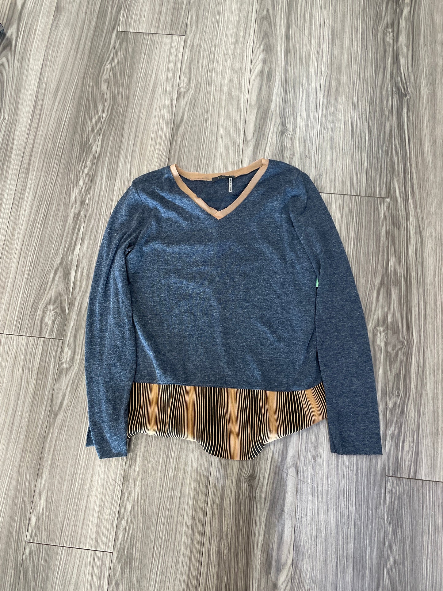 Blue Top Long Sleeve Thml, Size L