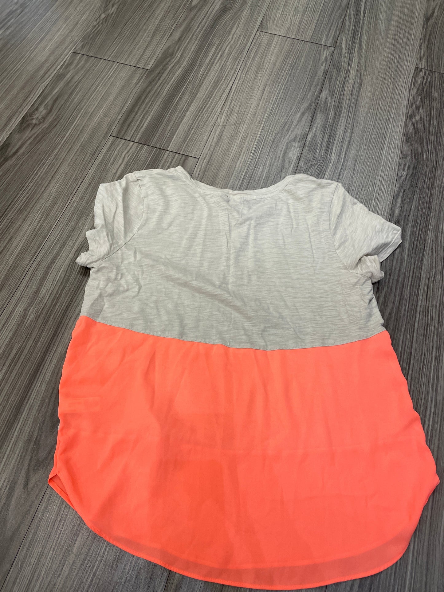 Tan Top Short Sleeve Express, Size M