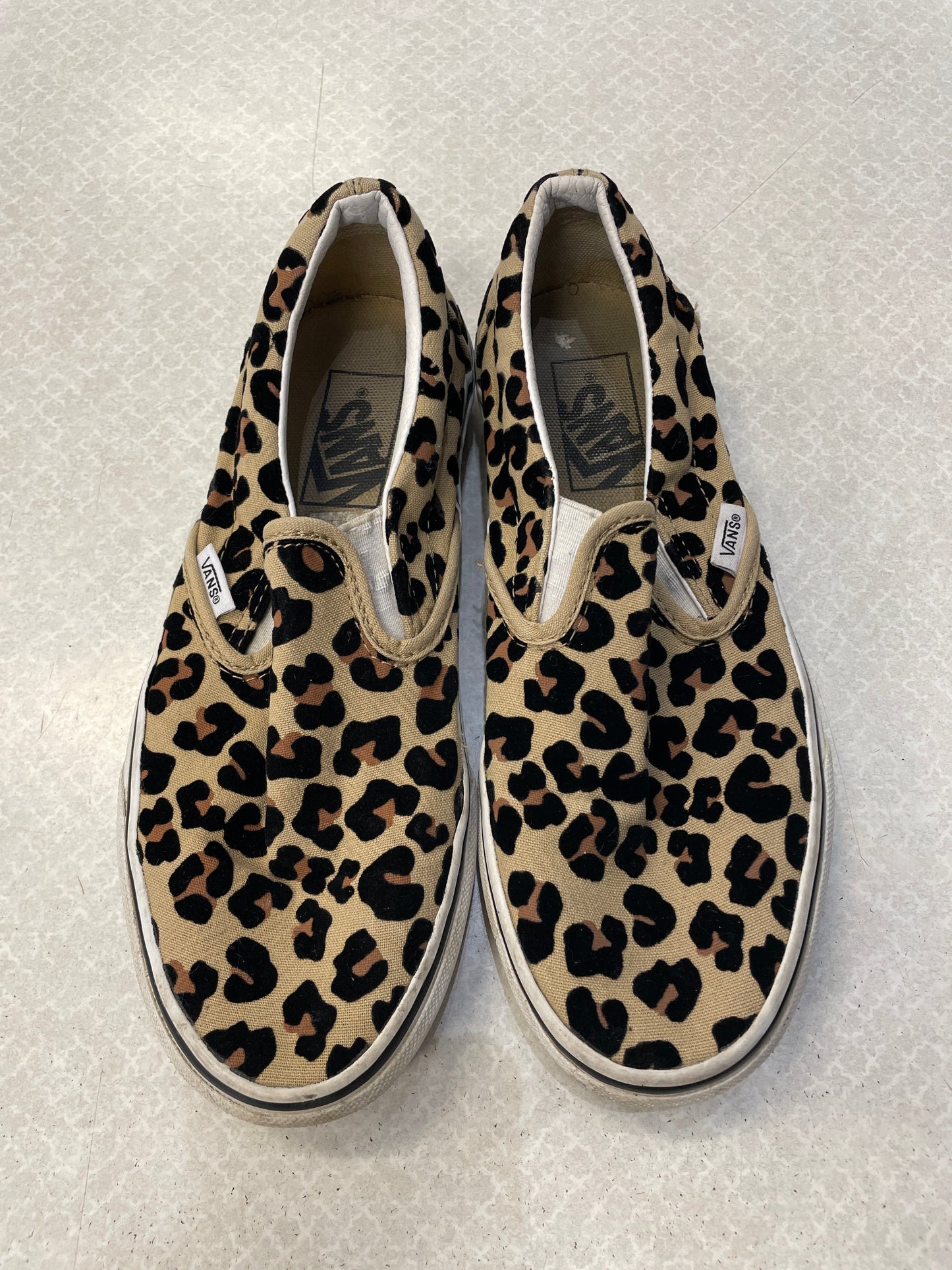 Shoes Athletic By Vans In Animal Print, Size: 7