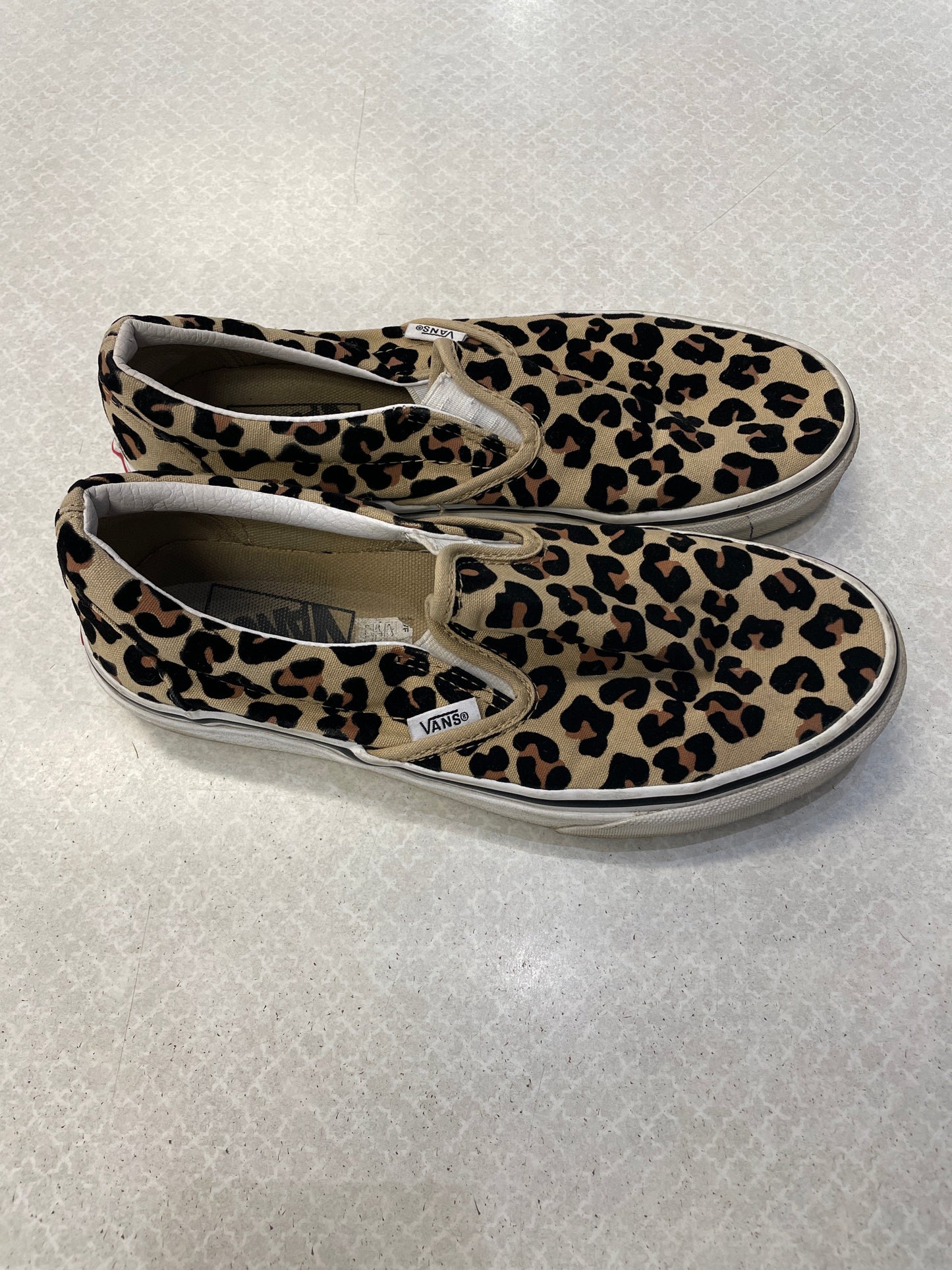 Shoes Athletic By Vans In Animal Print, Size: 7