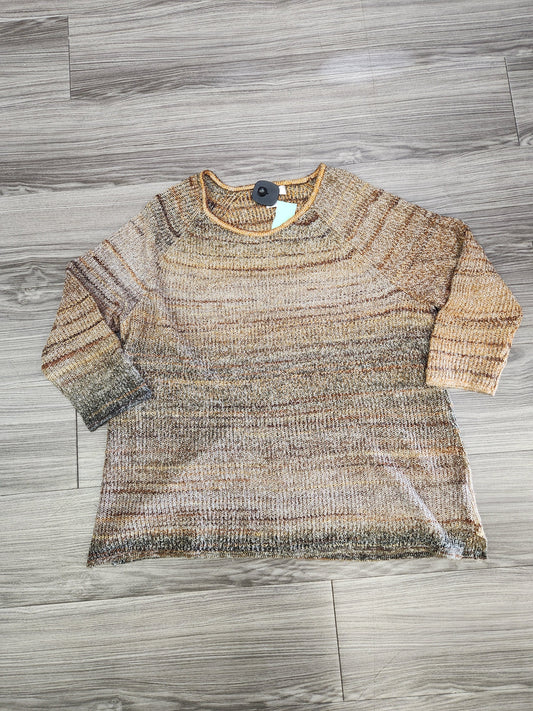 Sweater By Cj Banks In Tan, Size: 2x