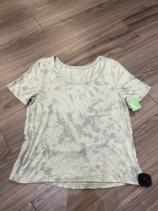 Top Short Sleeve By Maurices In Tie Dye Print, Size: S