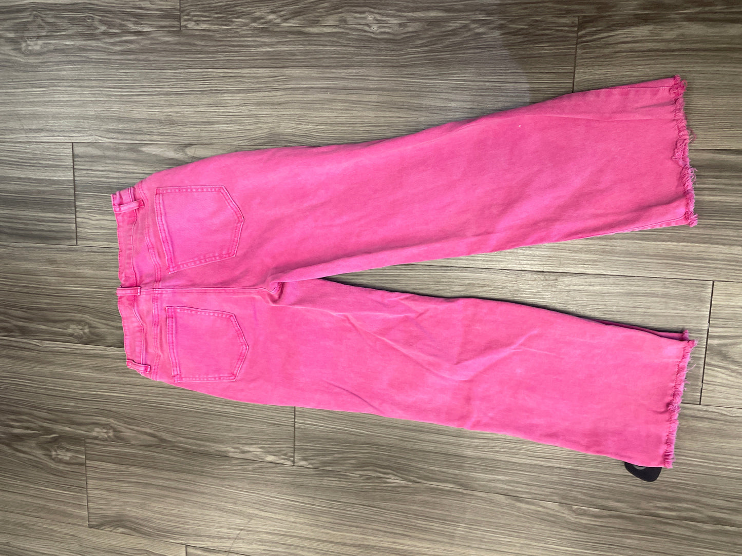 Jeans Wide Leg By Zenana Outfitters In Pink, Size: S