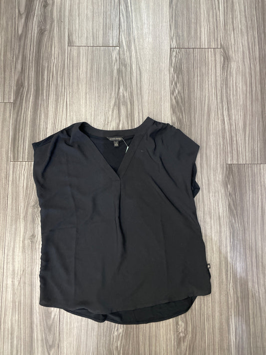 Blouse Sleeveless By Banana Republic In Black, Size: M