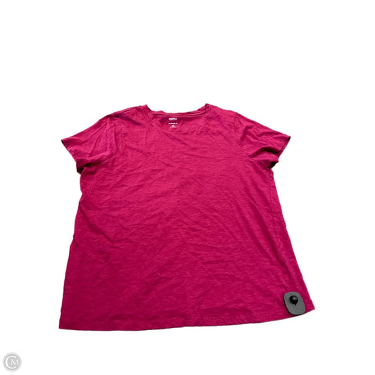 Top Short Sleeve Basic By Sonoma In Purple, Size: Xl