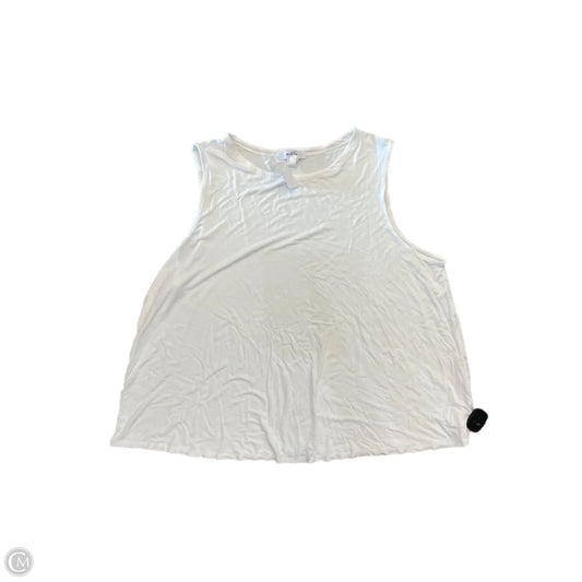 Tank Top By Moa Moa In White, Size: 3x
