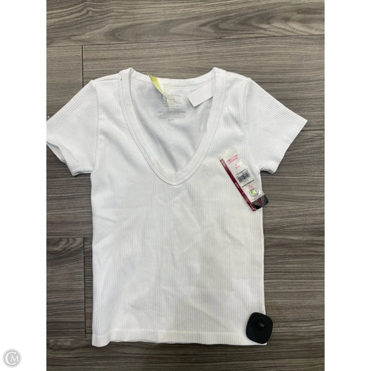 Top Short Sleeve Basic By No Boundaries In White, Size: S