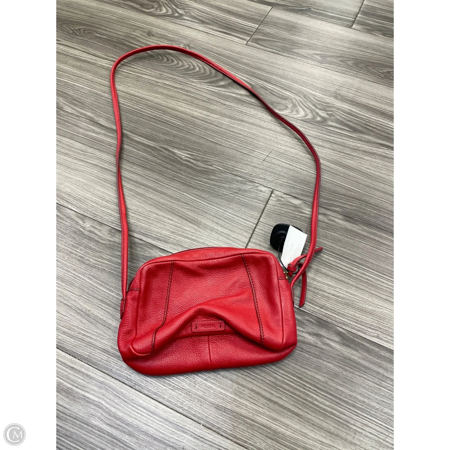 Crossbody Leather By Fossil, Size: Small