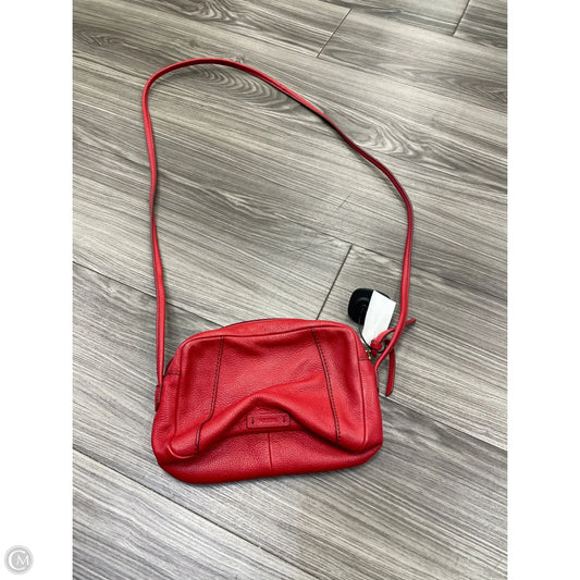 Crossbody Leather By Fossil, Size: Small