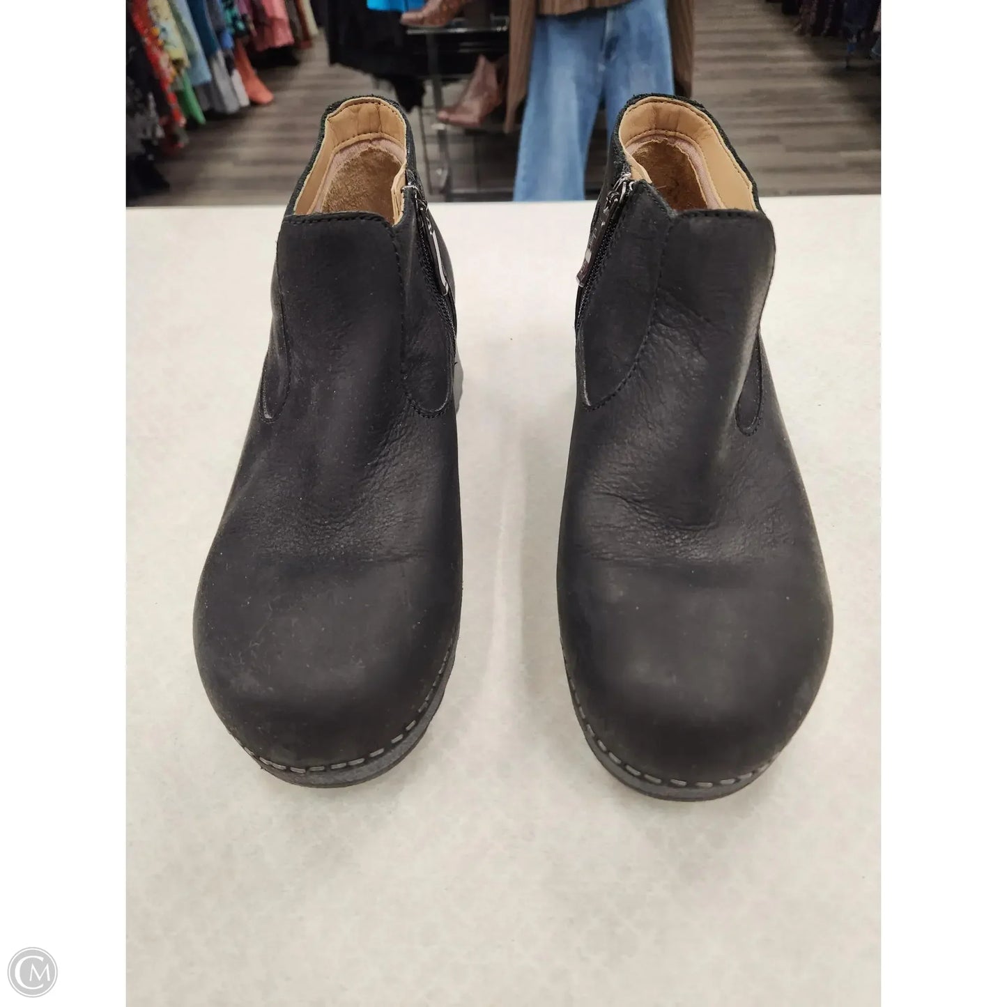 Boots Ankle Heels By Dansko In Black, Size: 9