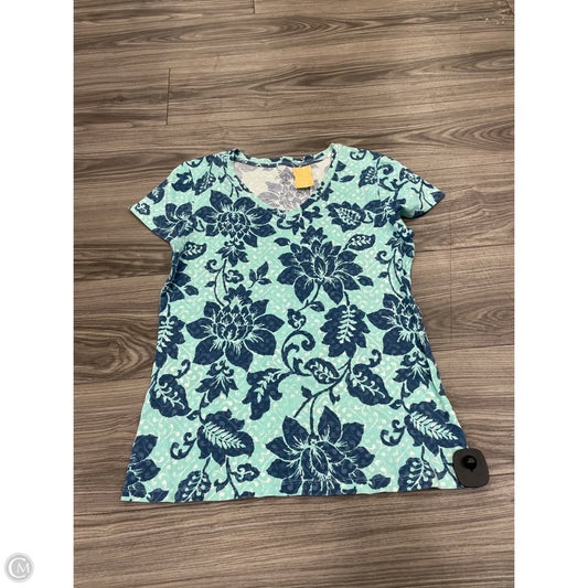 Top Short Sleeve By Sonoma In Blue, Size: L