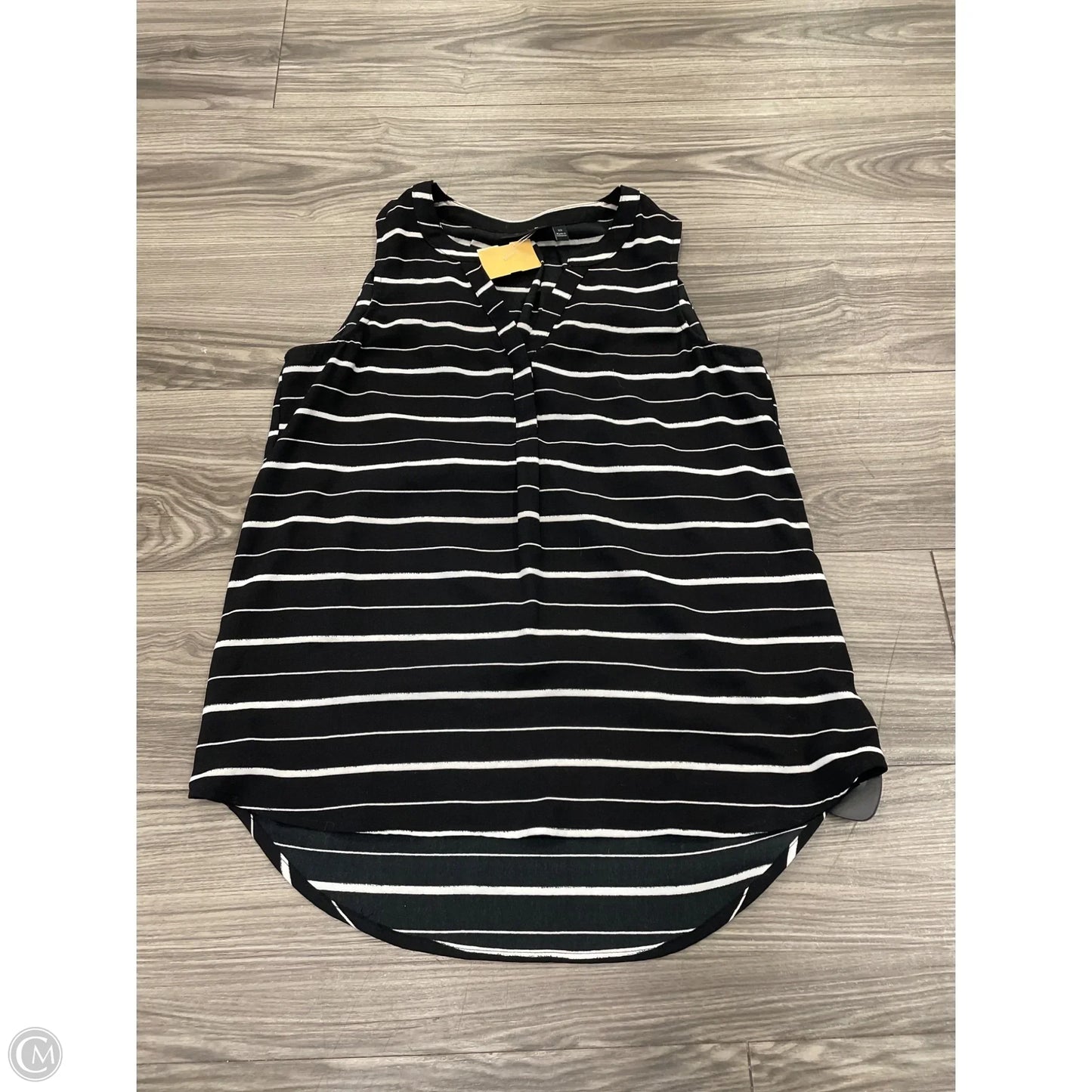 Top Sleeveless By Apt 9 In Striped Pattern, Size: Xs