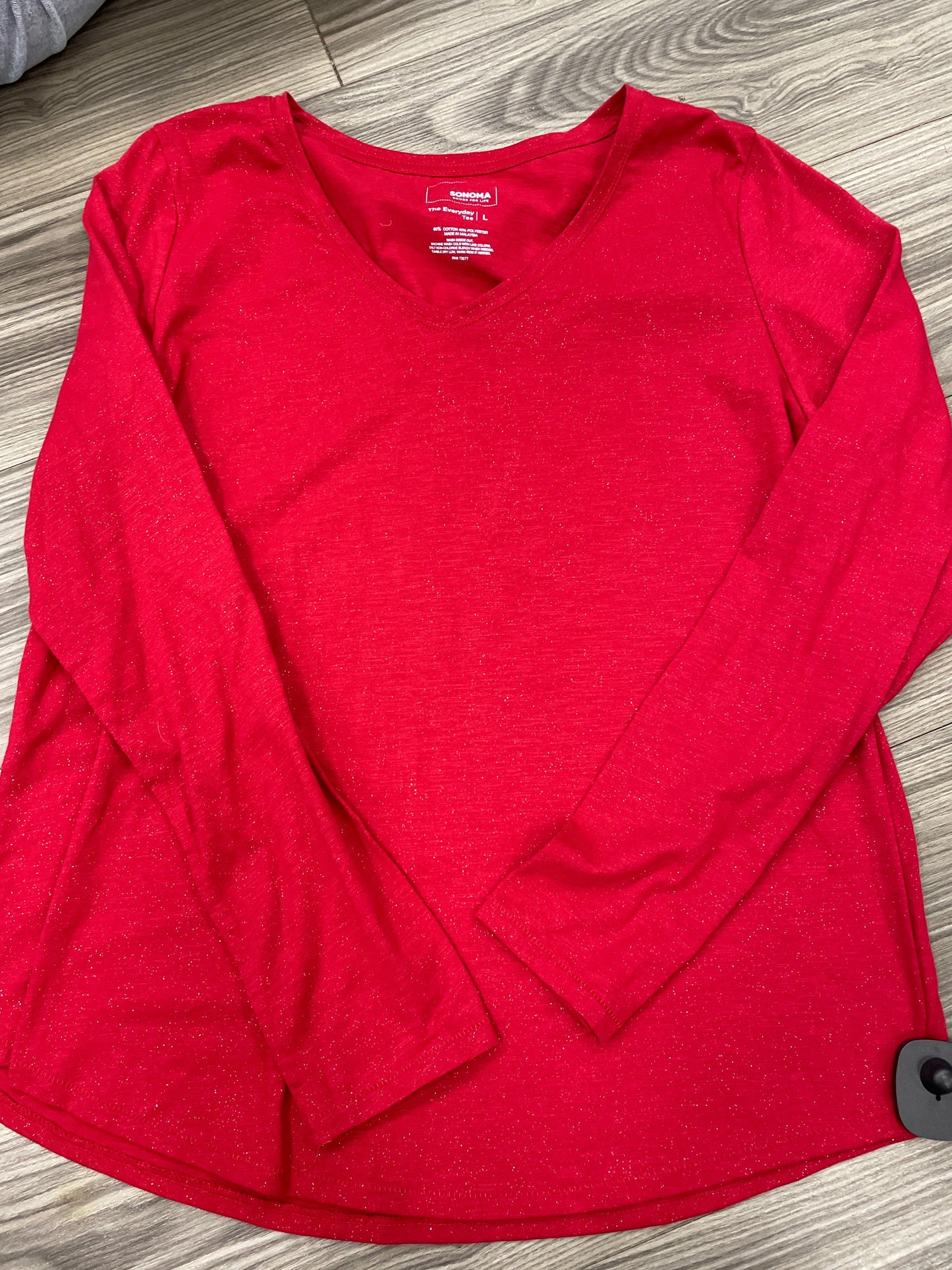 Top Long Sleeve By Sonoma  Size: L