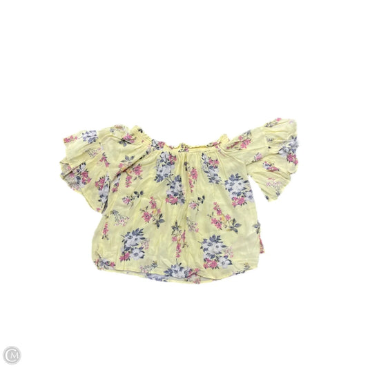 Top Short Sleeve By Hollister In Floral Print, Size: M
