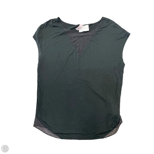 Top Short Sleeve Basic By Victorias Secret In Black, Size: S