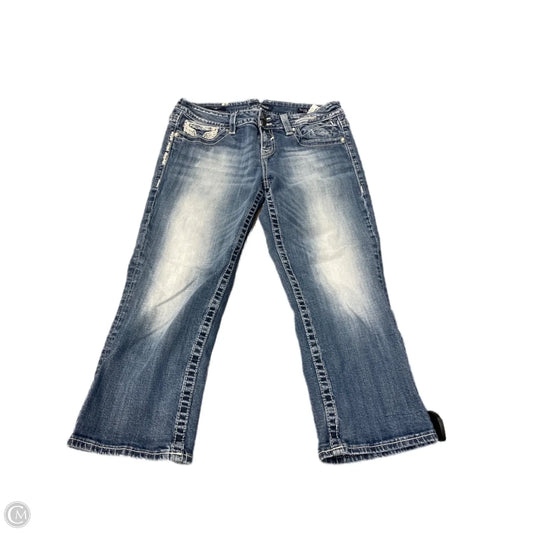 Capris By Vigoss In Blue Denim, Size: 10