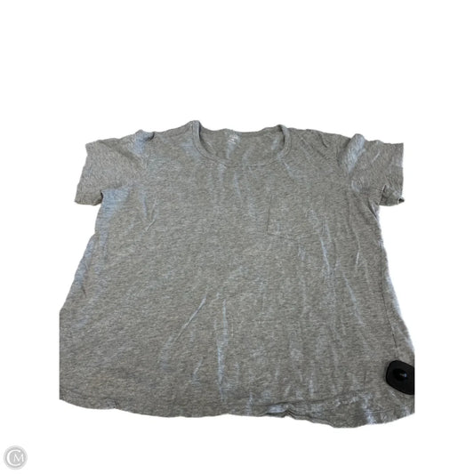 Top Short Sleeve Basic By Ana In Grey, Size: Xxl