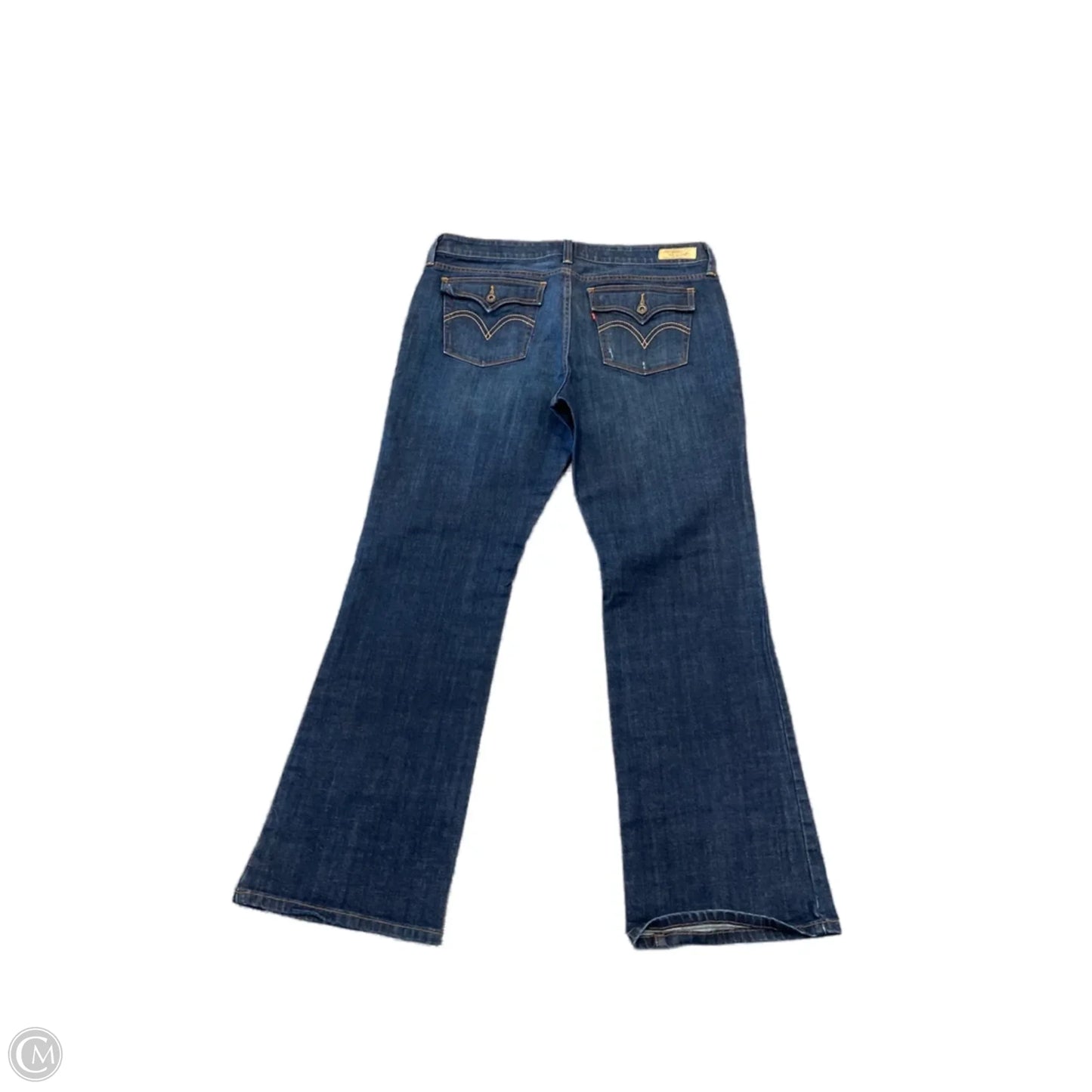 Jeans Boot Cut By Levis In Blue Denim, Size: 14