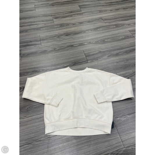 Sweatshirt Crewneck By Universal Thread In Cream, Size: S