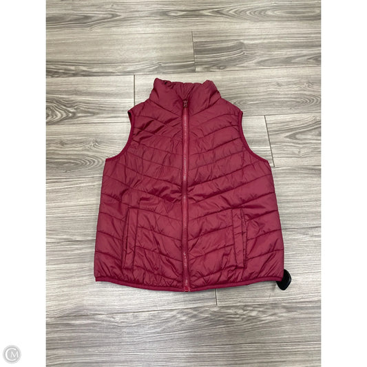 Vest Puffer & Quilted By Arizona In Red, Size: L