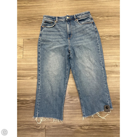 Jeans Wide Leg By Loft In Blue Denim, Size: 12