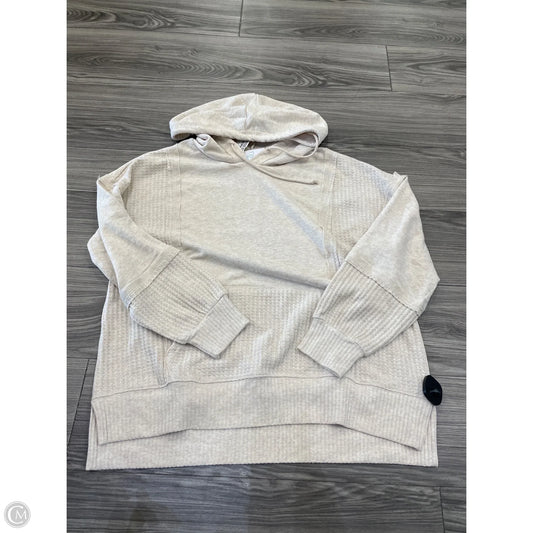 Sweatshirt Hoodie By Time And Tru In Cream, Size: Xl