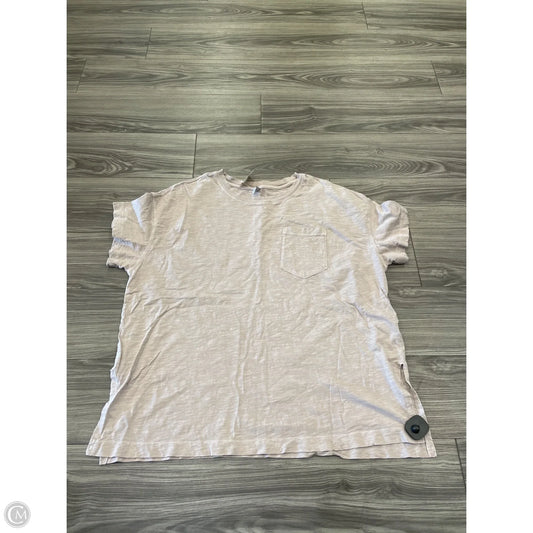 Top Short Sleeve Basic By Old Navy In Pink, Size: Xl