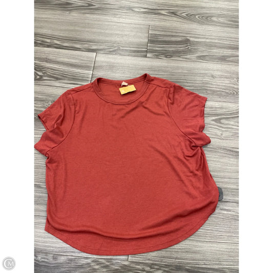 Top Short Sleeve Basic By Old Navy In Orange, Size: 2x