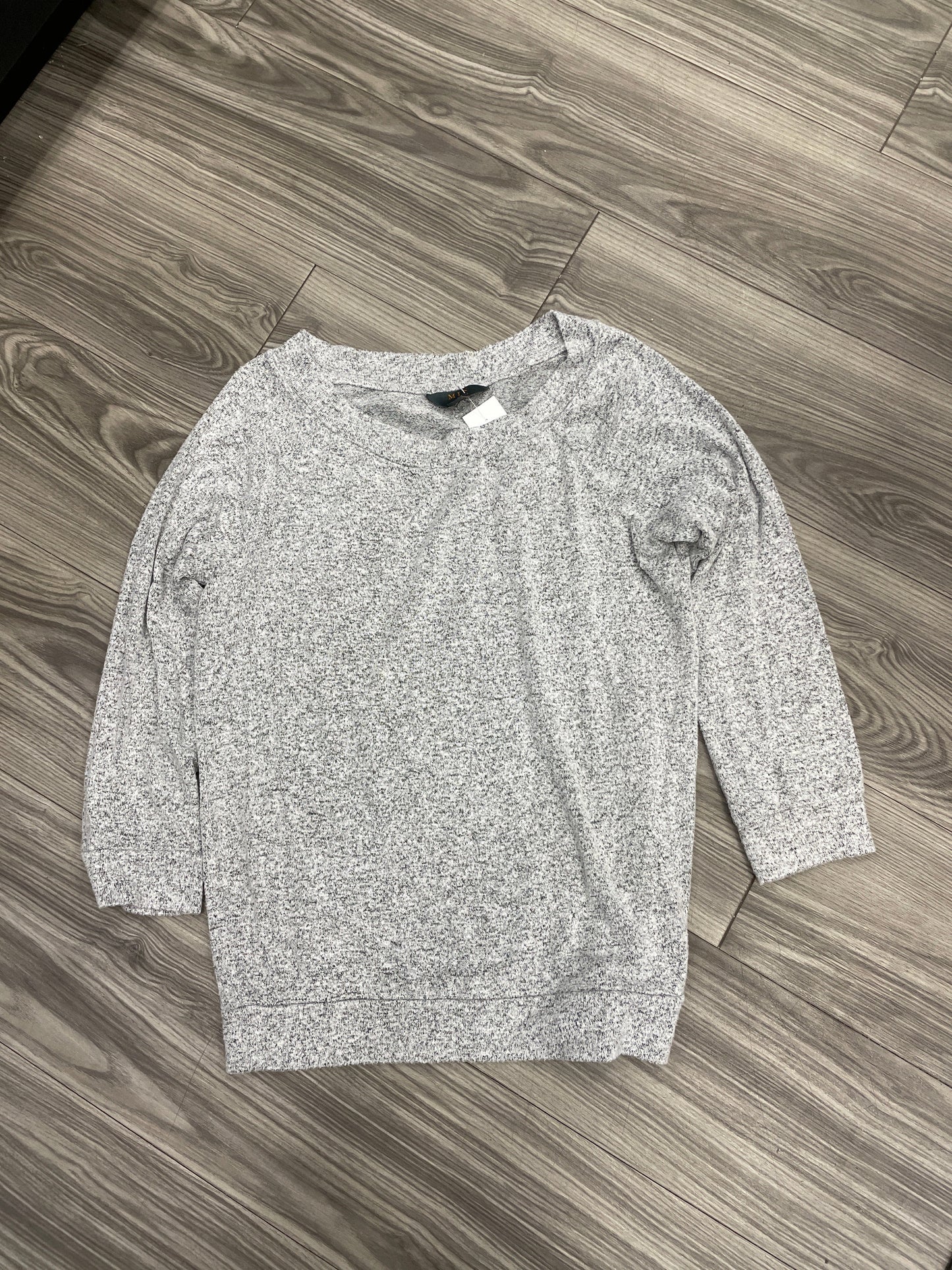 Top 3/4 Sleeve By 41 Hawthorn In Grey, Size: M