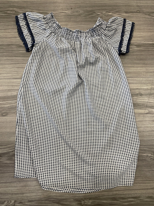 Dress Casual Midi By Xhilaration In Blue & White, Size: M