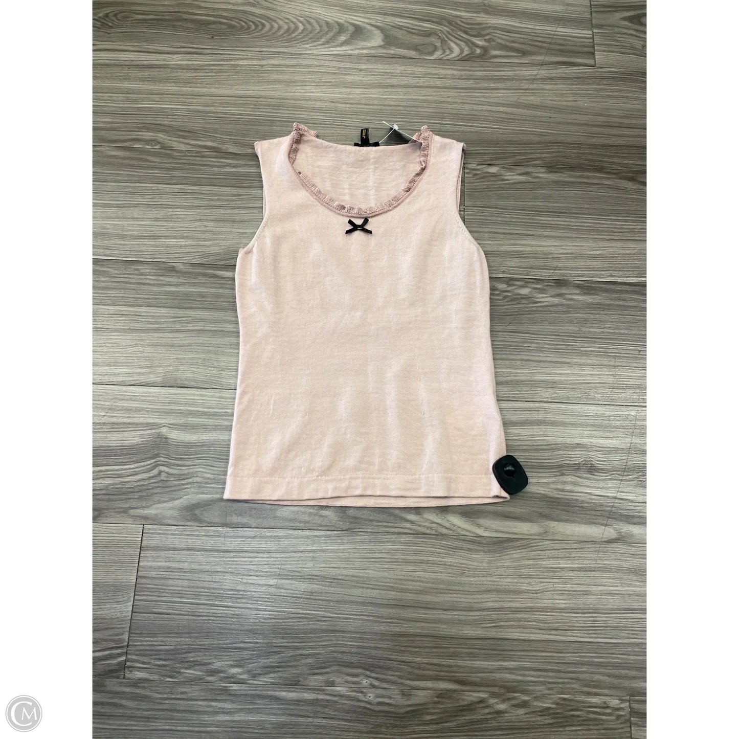 Tank Top Designer By Escada In Pink, Size: M