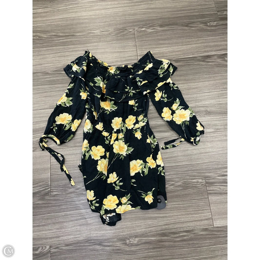 Romper By American Eagle In Floral Print, Size: Xs