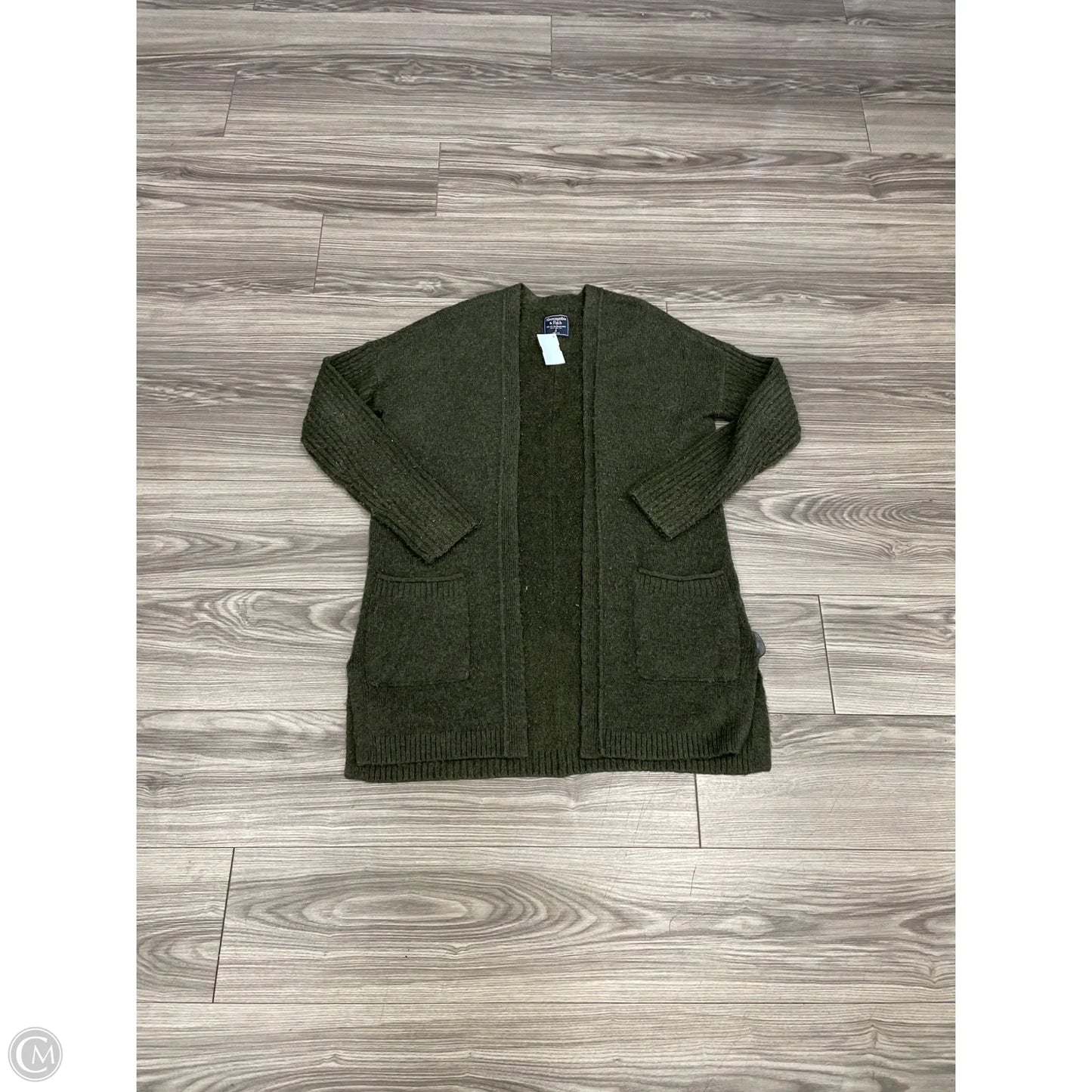 Cardigan By Abercrombie And Fitch In Green, Size: S