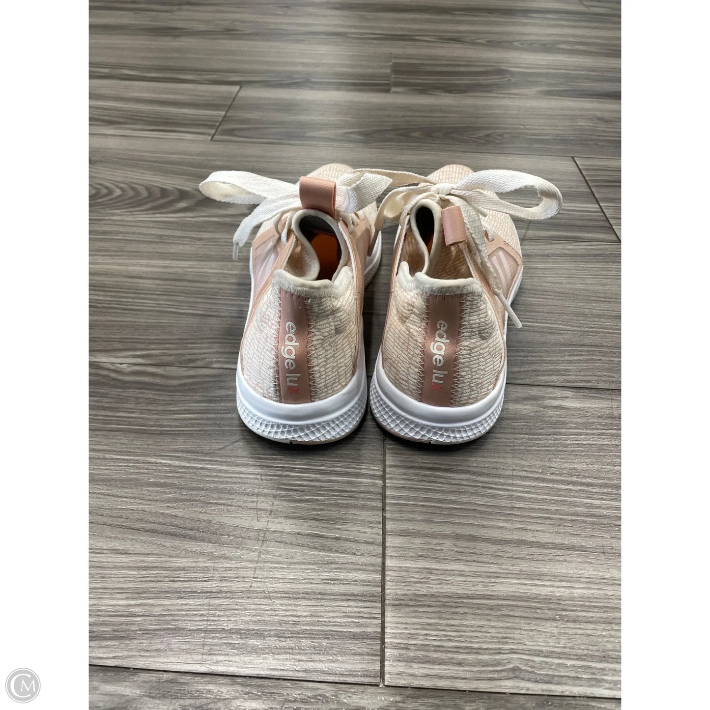 Shoes Sneakers By Adidas In Cream & Pink, Size: 9