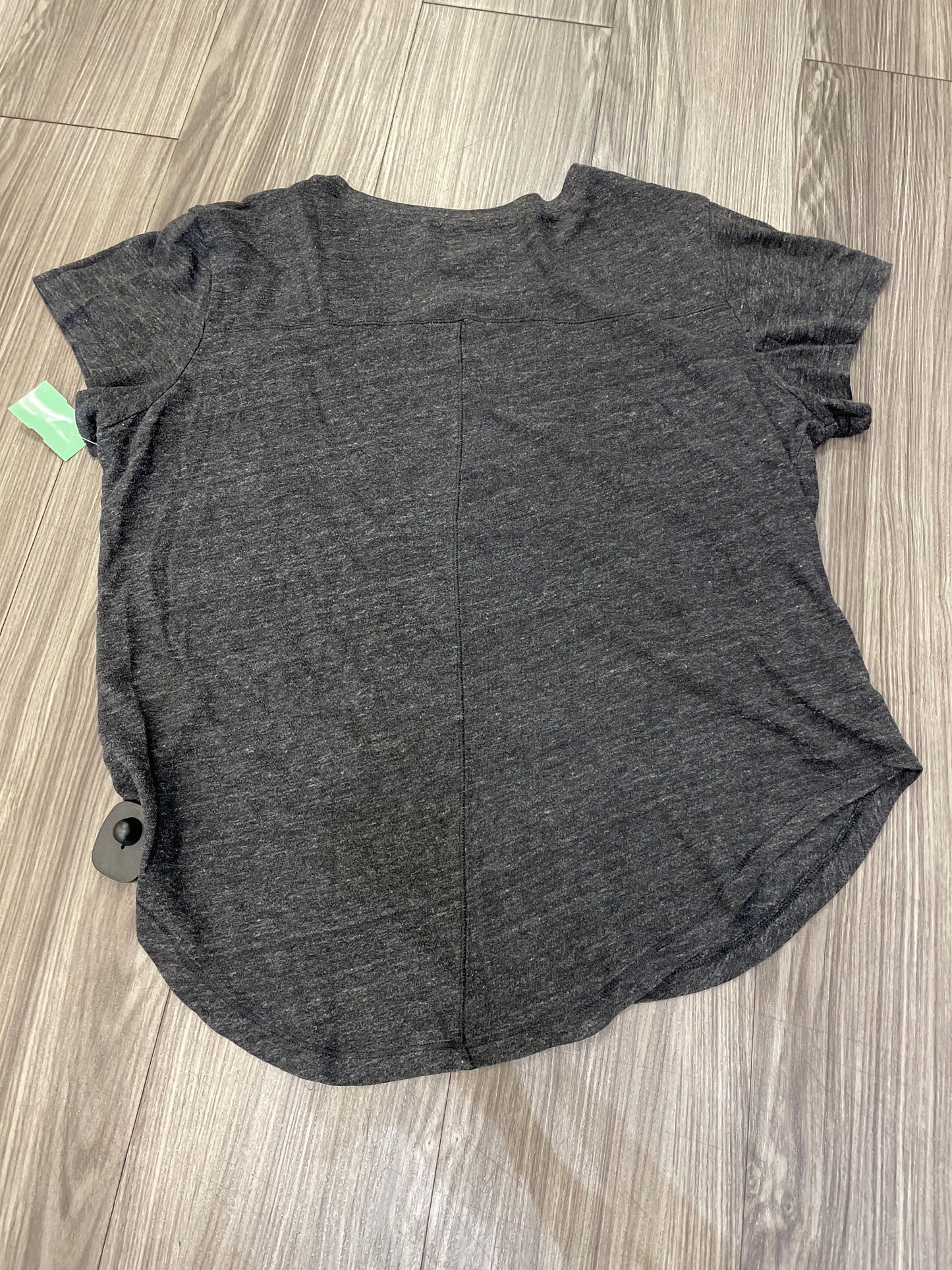 Grey Top Short Sleeve Clothes Mentor, Size Xl