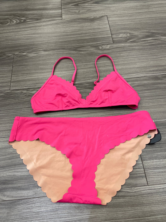 Pink Swimsuit 2pc J. Crew, Size M