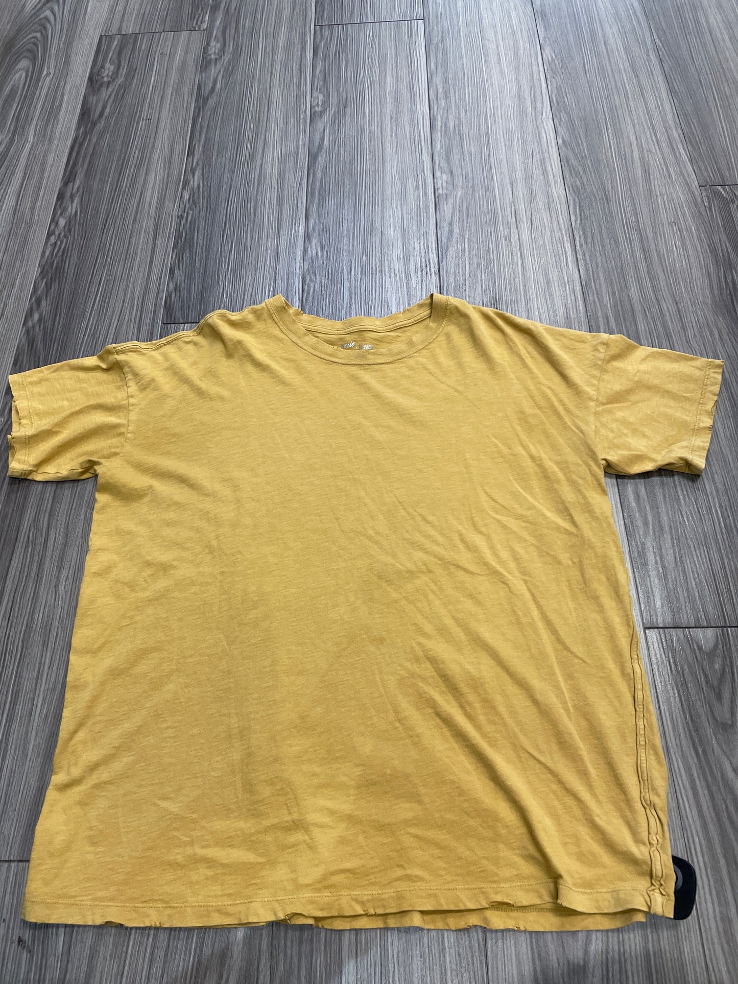 Yellow Top Short Sleeve Aerie, Size S