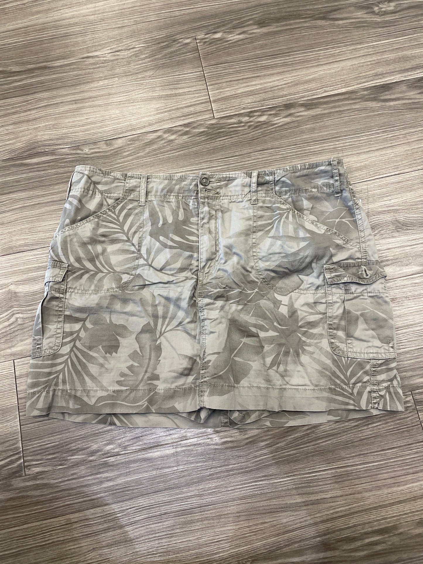 Camouflage Print Skort Faded Glory, Size 16