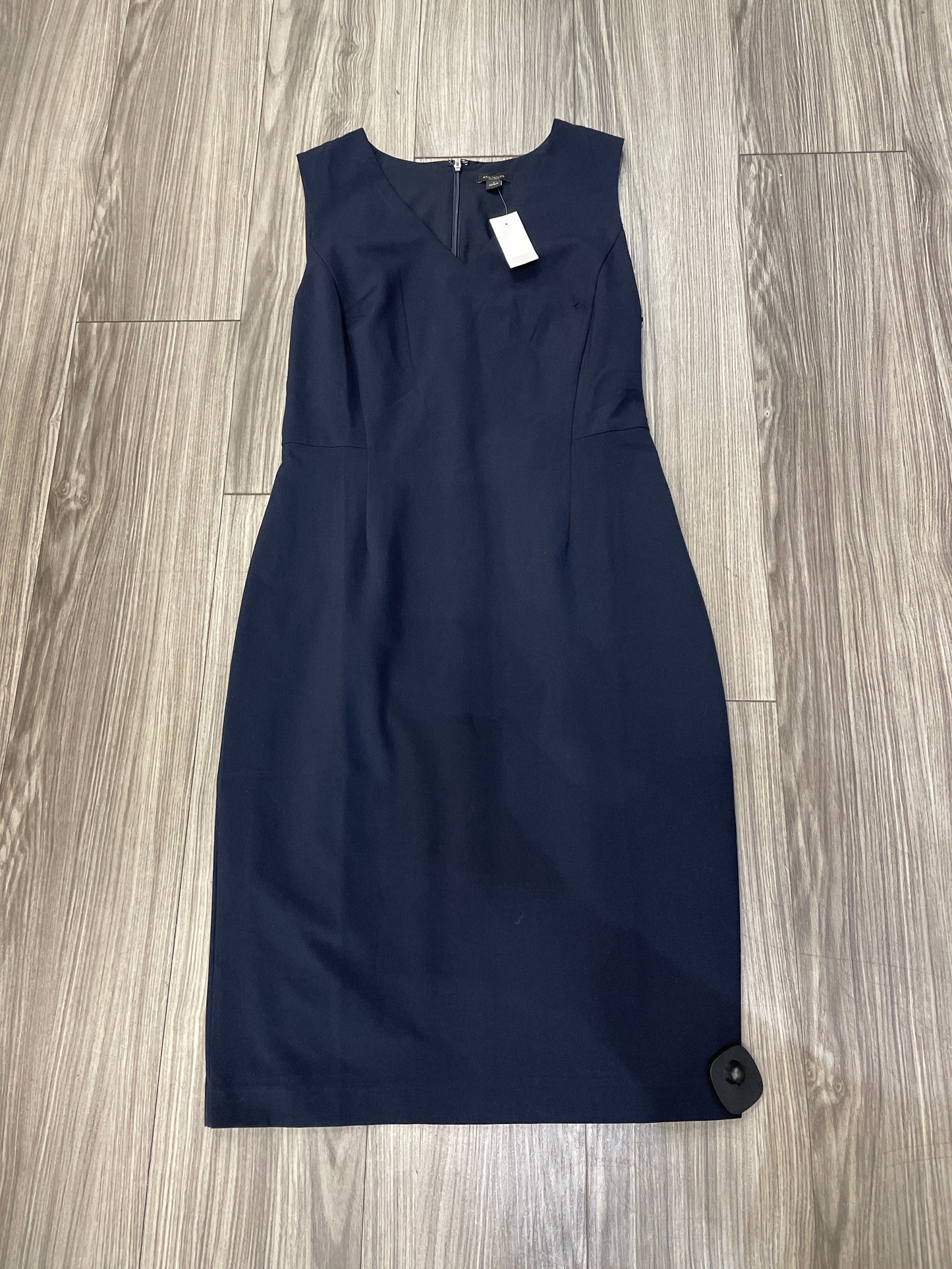 Navy Dress Casual Short Ann Taylor, Size 4