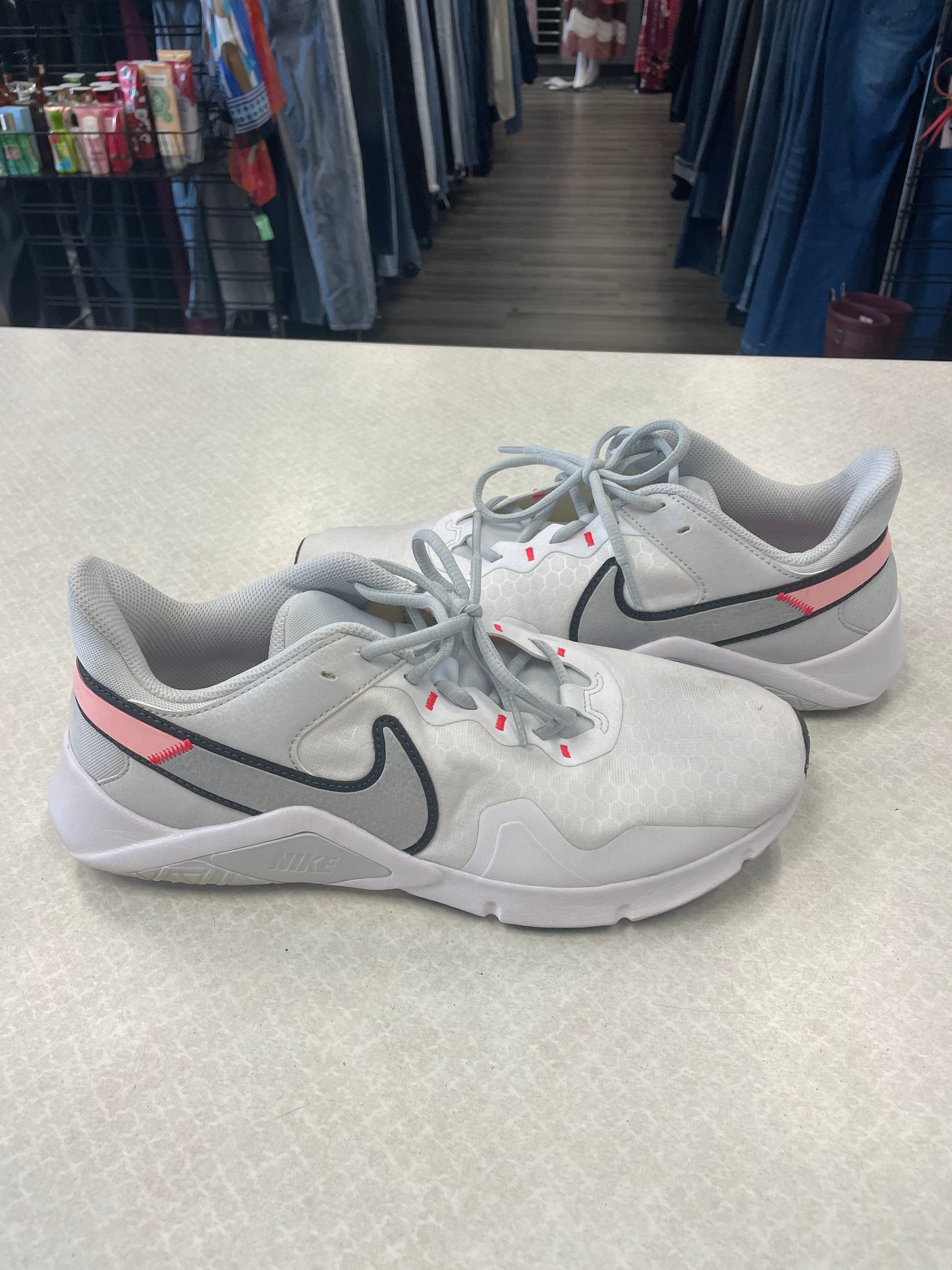 White Shoes Athletic Nike, Size 10.5