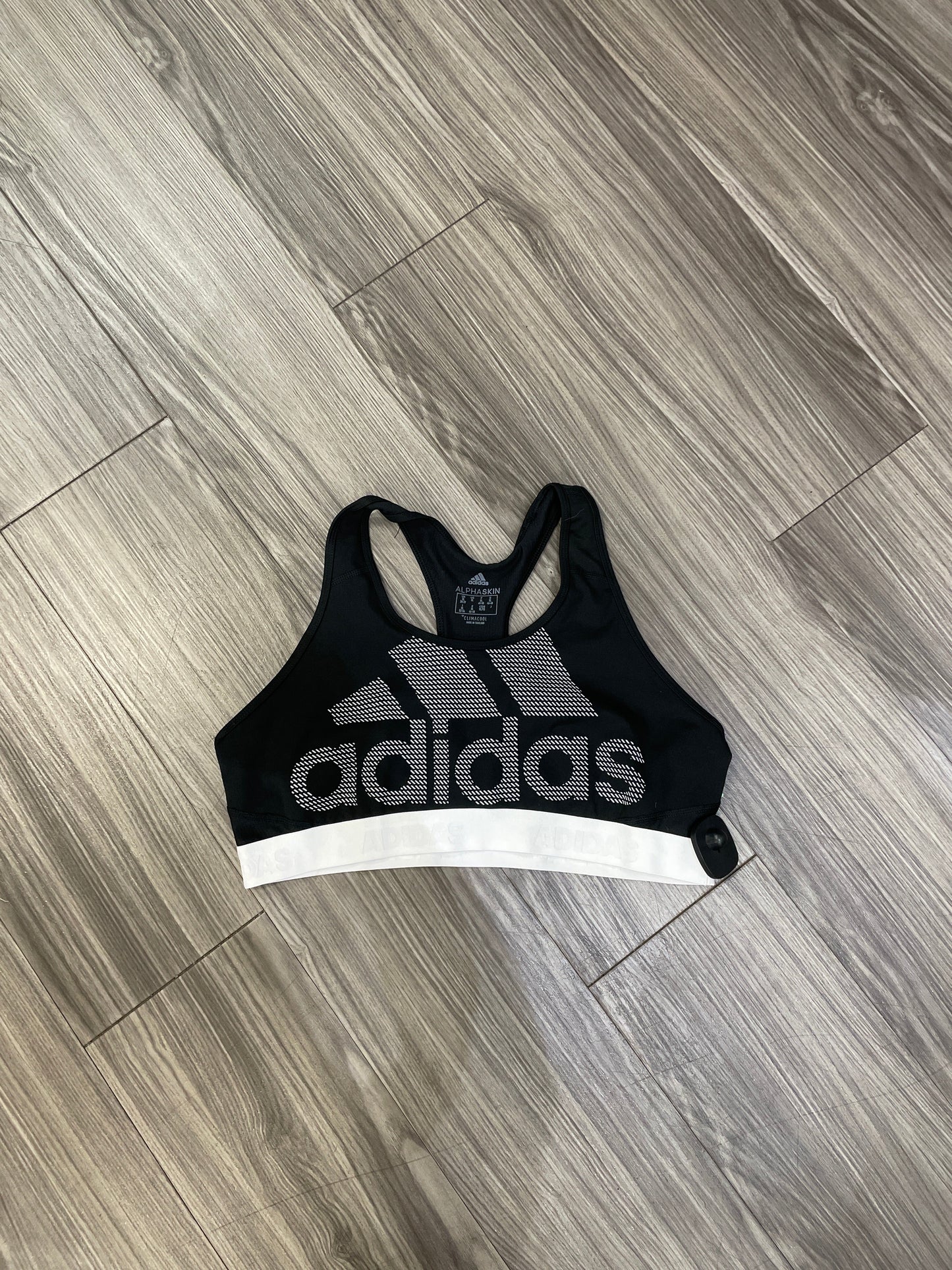 Black Athletic Bra Adidas, Size L